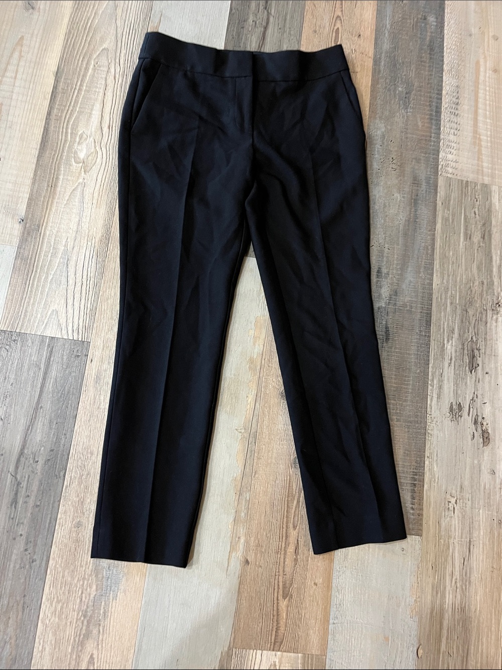 LOFT Marisa Black Trousers 4 Pockets Sz 2 Office Career Business Bohemian Chic